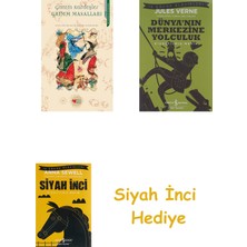 İş Bankası Kültür Yayınları Grimm Masalları 1 + Dünyanın Merkezine Yolculuk + Siyah Inci Hediye