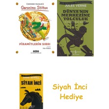 İş Bankası Kültür Yayınları Piramitlerin Sırrı: Zamanda Yolculuk + Dünyanın Merkezine Yolculuk + Siyah Inci Hediye