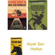 İş Bankası Kültür Yayınları Auden Dare'ın Sıra Dışı Renkleri + Dünyanın Merkezine Yolculuk + Siyah Inci Hediye