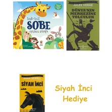 İş Bankası Kültür Yayınları Bak-Bul Sobe Oyuncu Zürafa + Dünyanın Merkezine Yolculuk + Siyah Inci Hediye