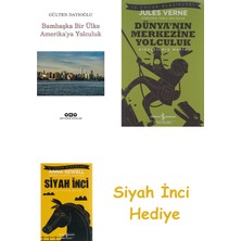 İş Bankası Kültür Yayınları Bambaşka Bir Ülke Amerika’ya Yolculuk + Dünyanın Merkezine Yolculuk + Siyah Inci Hediye