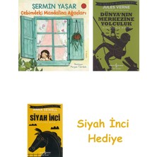 İş Bankası Kültür Yayınları Cebimdeki Mandalina Ağaçları + Dünyanın Merkezine Yolculuk + Siyah Inci Hediye