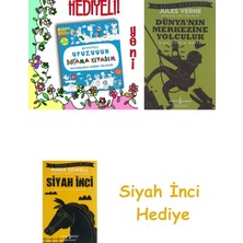 İş Bankası Kültür Yayınları Aktiviteli Upuzuuun Boyama Kitabım Hayvanlarla Gemide Yolculuk + Dünyanın Merkezine Yolculuk + Siyah Inci Hediye