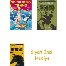 İş Bankası Kültür Yayınları Söz Dinlemeyen Yelkenli + Dünyanın Merkezine Yolculuk + Siyah Inci Hediye