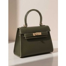 Veyla Style Klasik Acı Kahve Renk Suni Deri Omuz Askılı Çanta