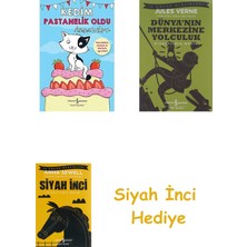 İş Bankası Kültür Yayınları Kedim Pastanelik Oldu: Yavru Kediler, Pastalar ve Dostlarla Ayrılıklar! + Dünyanın Merkezine Yolculuk + Siyah Inci Hediye