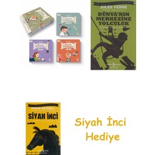 İş Bankası Kültür Yayınları Çocuk Üniversitesi Biyoloji Seti - 3 Kitap Takım + Dünyanın Merkezine Yolculuk + Siyah Inci Hediye