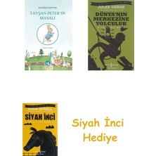 İş Bankası Kültür Yayınları Tavşan Peter'in Masalı + Dünyanın Merkezine Yolculuk + Siyah Inci Hediye