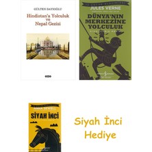 İş Bankası Kültür Yayınları Hindistana Yolculuk ve Nepal Gezisi + Dünyanın Merkezine Yolculuk + Siyah Inci Hediye