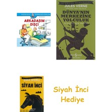 İş Bankası Kültür Yayınları Arkadaşım Dişçi: Dünyayı Öğreniyorum + Dünyanın Merkezine Yolculuk + Siyah Inci Hediye