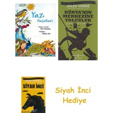 İş Bankası Kültür Yayınları Yaz Masalları + Dünyanın Merkezine Yolculuk + Siyah Inci Hediye