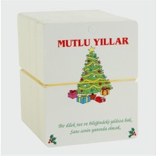 Ayena Moda Mutlu Yıllar Bileklik Kartı 200 Adet