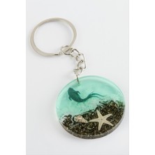 Ayena Moda Balık Deniz Efektli Epoksi Anahtarlık