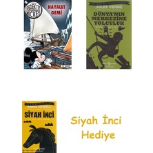 İş Bankası Kültür Yayınları Dedektif Mickey 12 : Hayalet Gemi + Dünyanın Merkezine Yolculuk + Siyah Inci Hediye