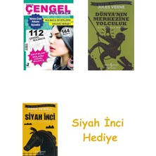 İş Bankası Kültür Yayınları Süper Çengel Bulmaca + Dünyanın Merkezine Yolculuk + Siyah Inci Hediye