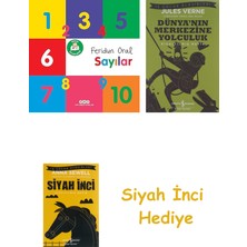 İş Bankası Kültür Yayınları Minik Kitaplarım - Sayılar + Dünyanın Merkezine Yolculuk + Siyah Inci Hediye