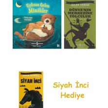 İş Bankası Kültür Yayınları Uykusu Gelen Minikler + Dünyanın Merkezine Yolculuk + Siyah Inci Hediye