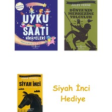 İş Bankası Kültür Yayınları Uyku Saati Hikayeleri: 5 Dakikalık Hikayeler - Haftanın Her Günü Için Tam 7 Hikaye + Dünyanın Merkezine Yolculuk + Siyah Inci Hediye