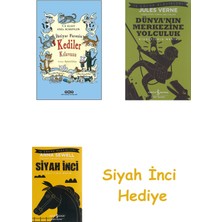 İş Bankası Kültür Yayınları Ihtiyar Farenin Kediler Kılavuzu + Dünyanın Merkezine Yolculuk + Siyah Inci Hediye
