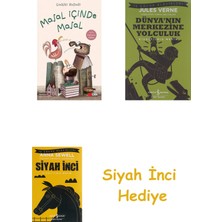 İş Bankası Kültür Yayınları Masal Içinde Masal: 1970 Andersen Ödülü + Dünyanın Merkezine Yolculuk + Siyah Inci Hediye