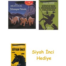 İş Bankası Kültür Yayınları Disney Aslan Kral - Bilinmeyene Yolculuk: Uykudan Önce + Dünyanın Merkezine Yolculuk + Siyah Inci Hediye