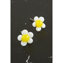 Ayena Moda Papatya Cam Küpe