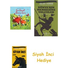 İş Bankası Kültür Yayınları En Güzeli Benim Evim: Işıl Işıl Bir Uyku Masalı... + Dünyanın Merkezine Yolculuk + Siyah Inci Hediye