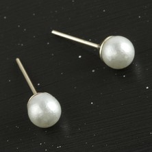 Ayena Moda Top Incili Küpe 6 mm