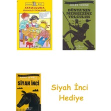 İş Bankası Kültür Yayınları Arkadaşım Elif - Anaokulunda Eğlenceli Etkinlikler + Dünyanın Merkezine Yolculuk + Siyah Inci Hediye
