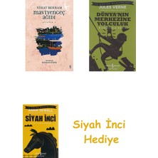 İş Bankası Kültür Yayınları Maviyengeç Ağıdı: Şiir Özü 2 + Dünyanın Merkezine Yolculuk + Siyah Inci Hediye