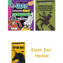 İş Bankası Kültür Yayınları Uzay ve Astronomi Hakkında Muhteşem Ötesi Bilgiler + Dünyanın Merkezine Yolculuk + Siyah Inci Hediye