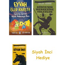 İş Bankası Kültür Yayınları Eyvah Işler Karıştı !: Gururlu Ispanak, Havalı Makarnaya Karşı + Dünyanın Merkezine Yolculuk + Siyah Inci Hediye