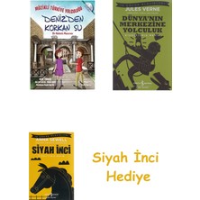 İş Bankası Kültür Yayınları Denizden Korkan Su: Müzikli Türkiye Yolculuğu Bir Akdeniz Macerası + Dünyanın Merkezine Yolculuk + Siyah Inci Hediye