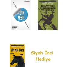 İş Bankası Kültür Yayınları Açık Yeşil: Teorisi ve Pratiği ile Bir Ekoloji Rehberi + Dünyanın Merkezine Yolculuk + Siyah Inci Hediye