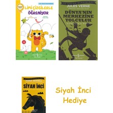 İş Bankası Kültür Yayınları Limi Çizgilerle Öğreniyor + Dünyanın Merkezine Yolculuk + Siyah Inci Hediye