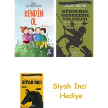 İş Bankası Kültür Yayınları Kendin Ol + Dünyanın Merkezine Yolculuk + Siyah Inci Hediye
