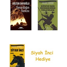 İş Bankası Kültür Yayınları Yanardağın Yankısı + Dünyanın Merkezine Yolculuk + Siyah Inci Hediye