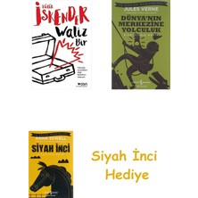 İş Bankası Kültür Yayınları Waliz Bir: Yalnızlık, Sessizlikten Değil Boşluktan Oluşuyor. + Dünyanın Merkezine Yolculuk + Siyah Inci Hediye
