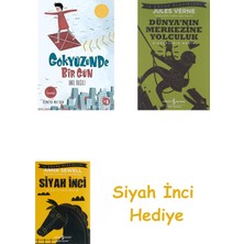 İş Bankası Kültür Yayınları Gökyüzünde Bir Gün + Dünyanın Merkezine Yolculuk + Siyah Inci Hediye