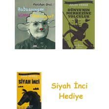 İş Bankası Kültür Yayınları Babaannem Kime Benziyor? (Karton Kapak) + Dünyanın Merkezine Yolculuk + Siyah Inci Hediye