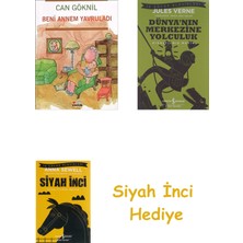 İş Bankası Kültür Yayınları Beni Annem Yavruladı + Dünyanın Merkezine Yolculuk + Siyah Inci Hediye