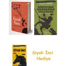 İş Bankası Kültür Yayınları Küçük Prens - Özel Baskı Turuncu (Ciltli): Cemal Süreya ve Tomris Uyar Çevirisiyle + Dünyanın Merkezine Yolculuk + Siyah Inci Hediye