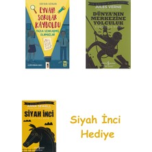 İş Bankası Kültür Yayınları Eyvah! Sorular Kayboldu - Fazla Uzaklaşmış Olamazlar + Dünyanın Merkezine Yolculuk + Siyah Inci Hediye
