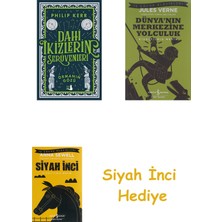 İş Bankası Kültür Yayınları Dahi Ikizlerin Serüvenleri - Ormanın Gözü + Dünyanın Merkezine Yolculuk + Siyah Inci Hediye