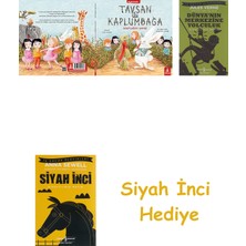 İş Bankası Kültür Yayınları Tavşan ile Kaplumbağa + Dünyanın Merkezine Yolculuk + Siyah Inci Hediye