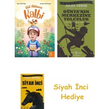 İş Bankası Kültür Yayınları Gül Ablanın Kalbi + Dünyanın Merkezine Yolculuk + Siyah Inci Hediye
