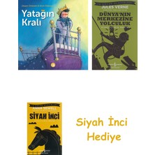 İş Bankası Kültür Yayınları Yatağın Kralı + Dünyanın Merkezine Yolculuk + Siyah Inci Hediye