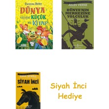 İş Bankası Kültür Yayınları Dünya Üzerine Küçük Bir Kitap + Dünyanın Merkezine Yolculuk + Siyah Inci Hediye