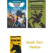 İş Bankası Kültür Yayınları Yeryüzü Takımı - Doğanın Uyanışı + Dünyanın Merkezine Yolculuk + Siyah Inci Hediye