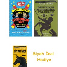 İş Bankası Kültür Yayınları Vay Be Dünya! 1 - Doğruluk Mu? Uyduruk Mu? Iki Yanlış Bir Doğru + Dünyanın Merkezine Yolculuk + Siyah Inci Hediye